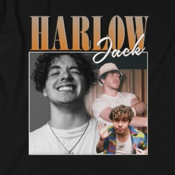 Jack Harlow Vintage 90s Style T Shirt Rap Music Graphic Fan Gift Retro Hip Hop - Picture 2 of 5